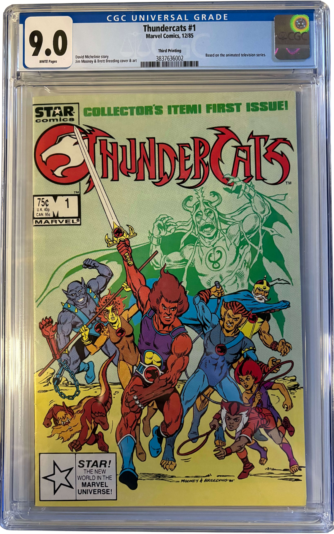 Thundercats #1 CGC 9.0