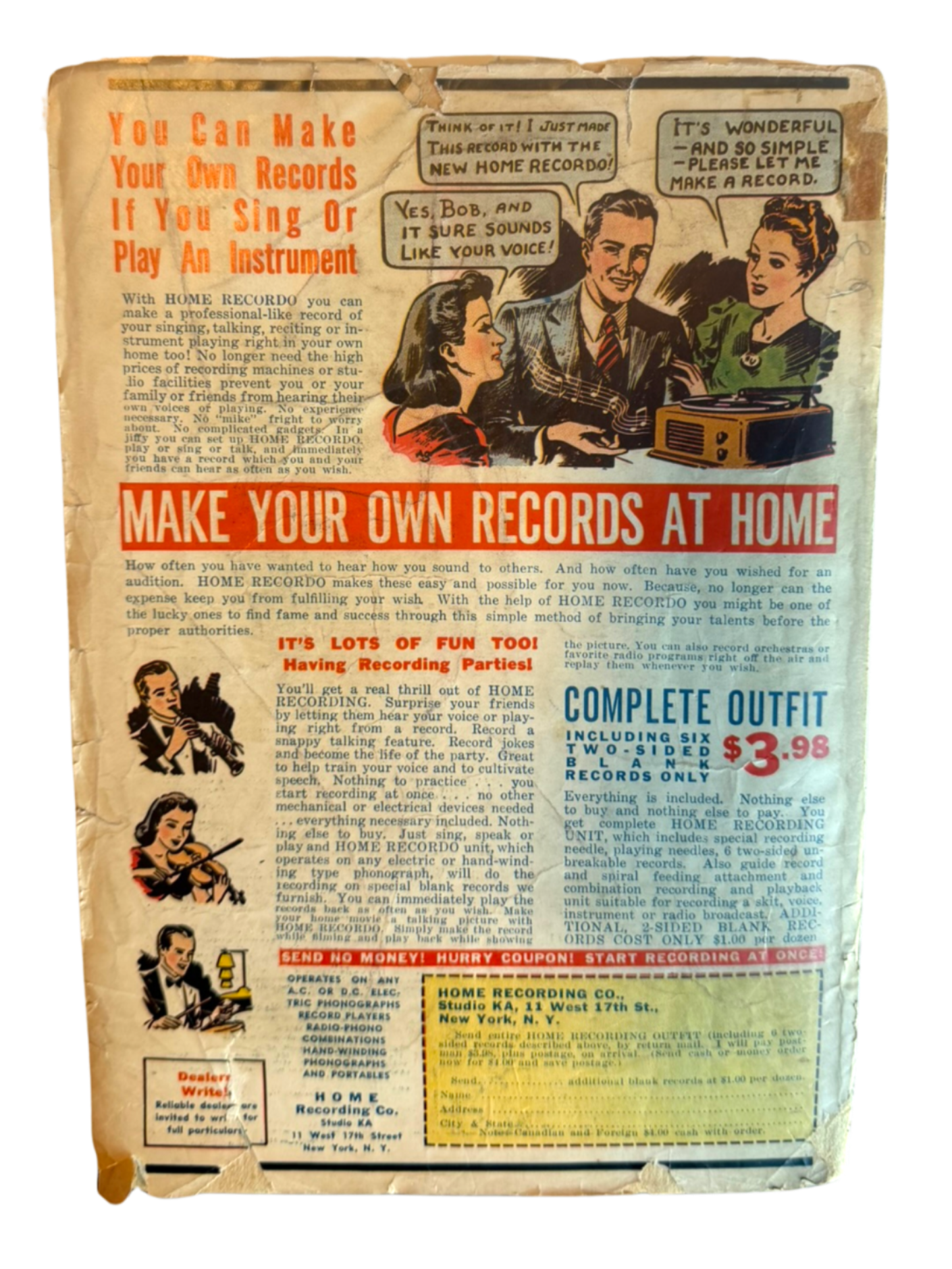 Thrilling Wonder Stories #3 - Vintage Pulp (December 1938)