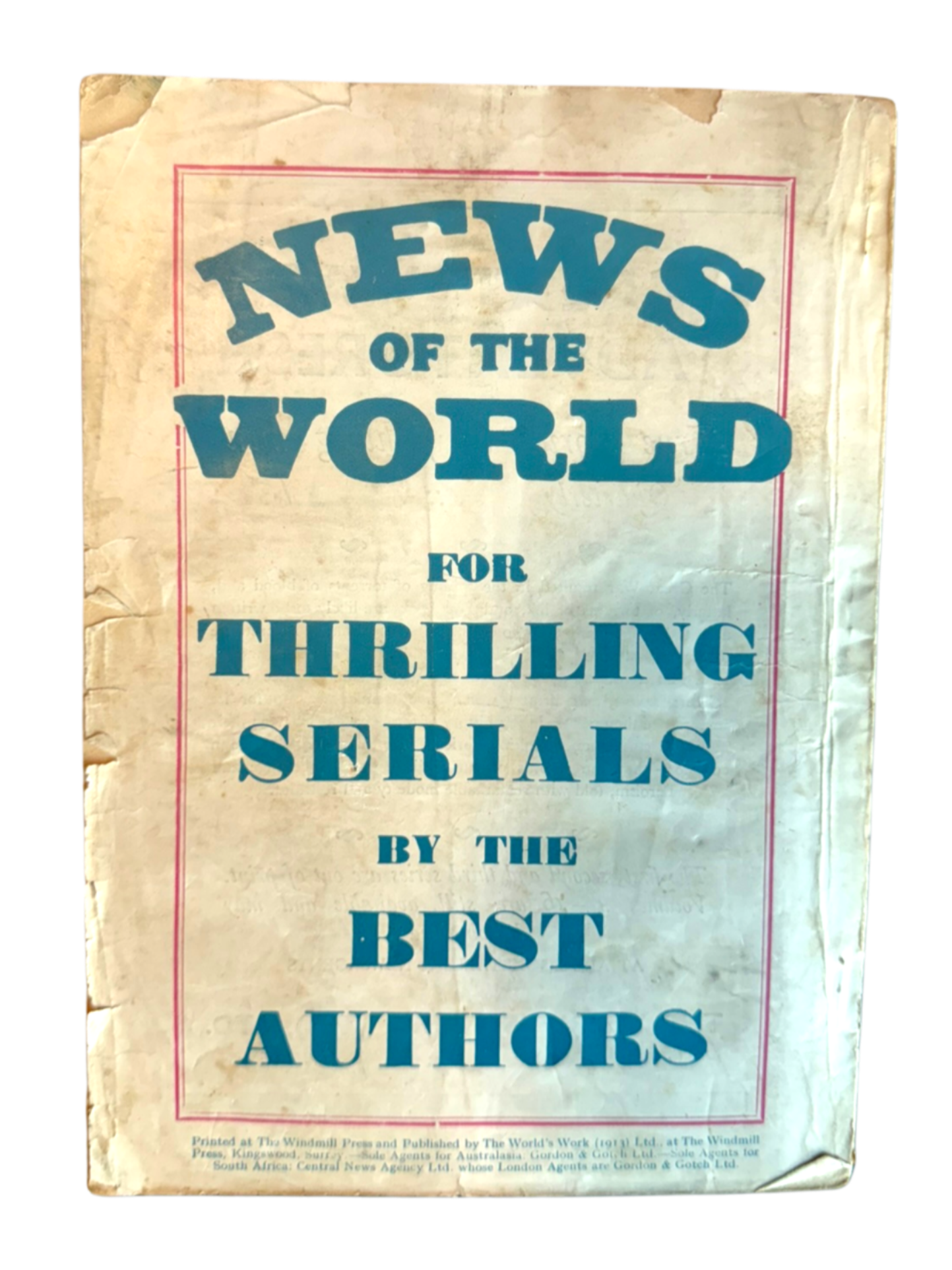 Tales of Wonder #4 - Vintage Pulp (Fall 1938)