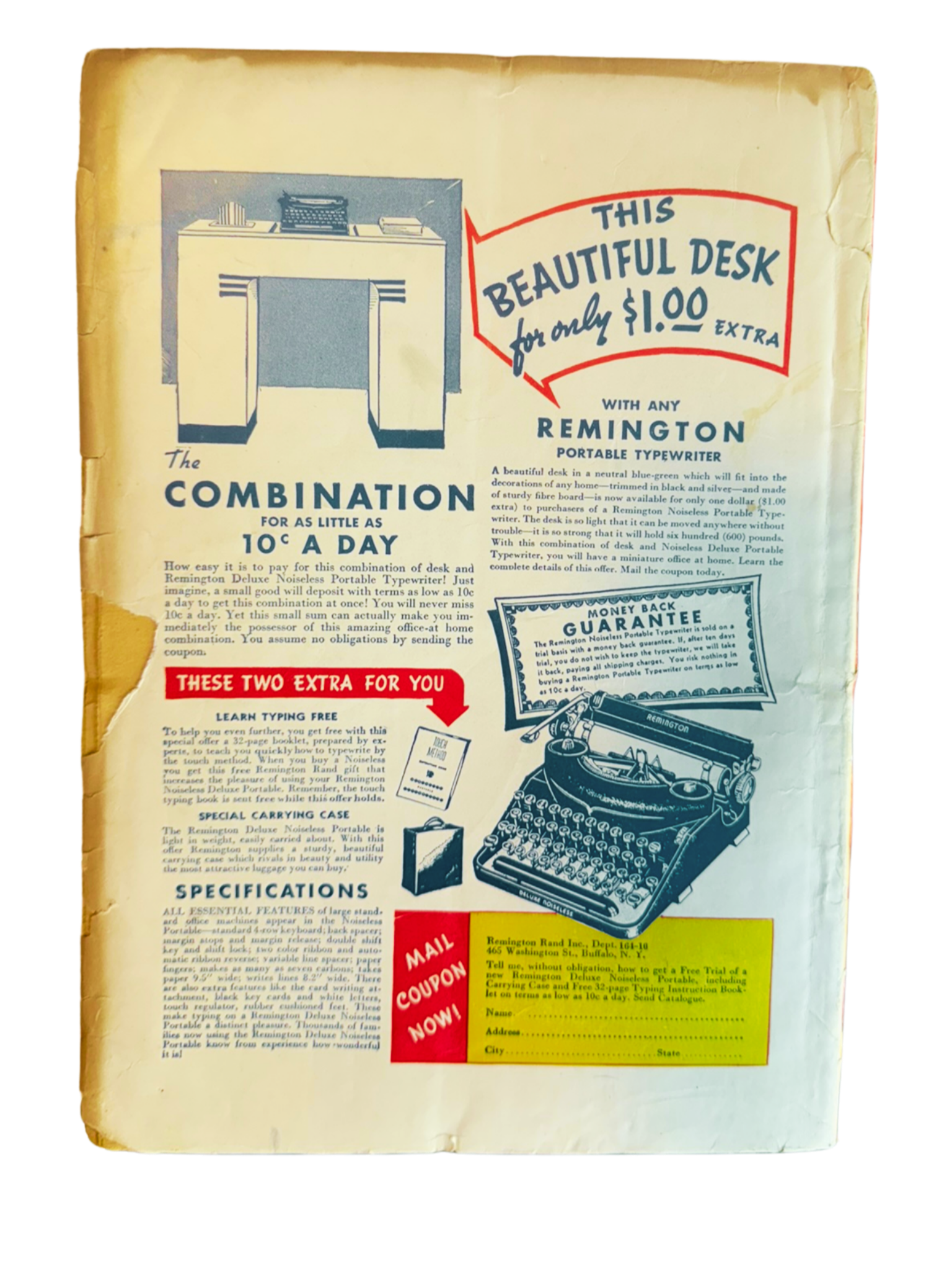 Future Combined with Science Fiction #1 - Vintage Pulp (October 1941)