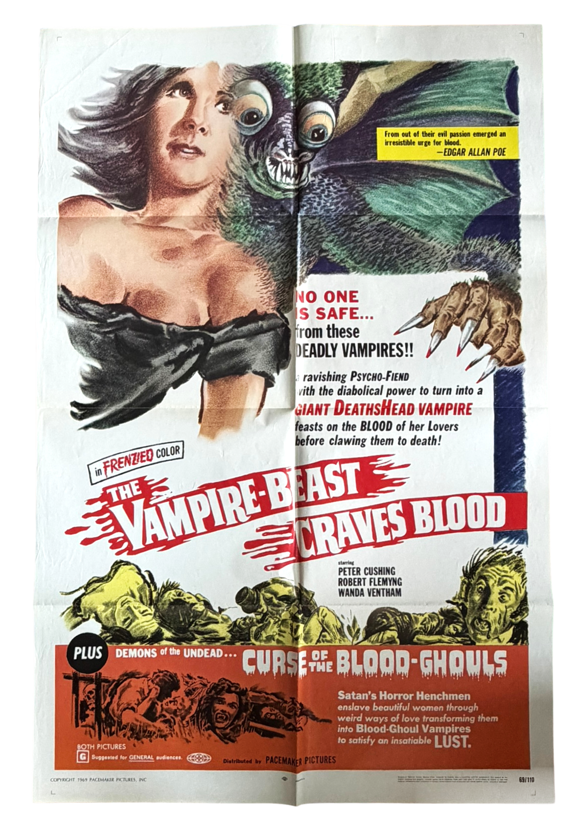 The Vampire Beast Craves Blood / Curse of the Blood-Ghouls (Double Feature)