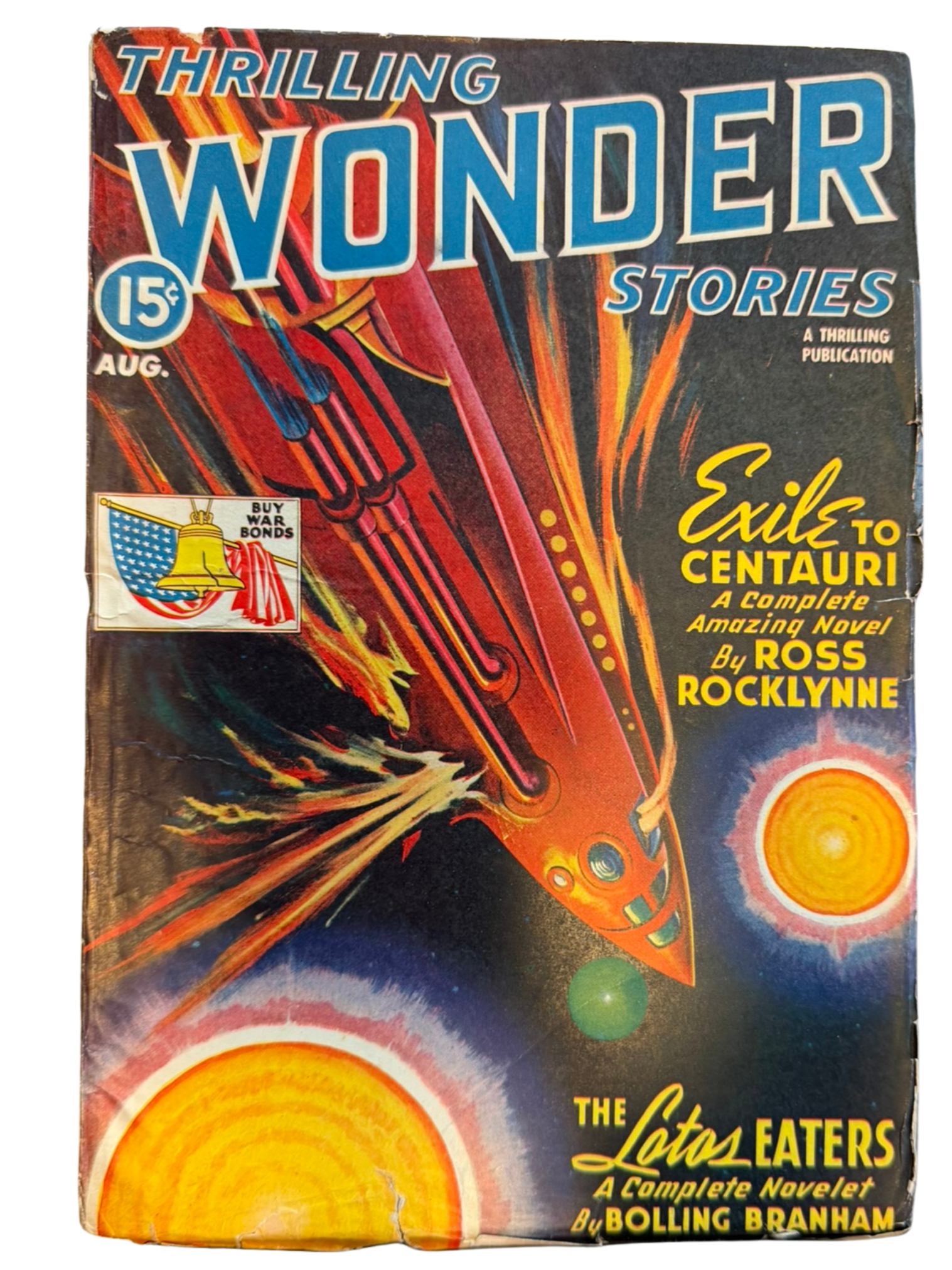 Thrilling Wonder Stories #3 - Vintage Pulp (August 1943)