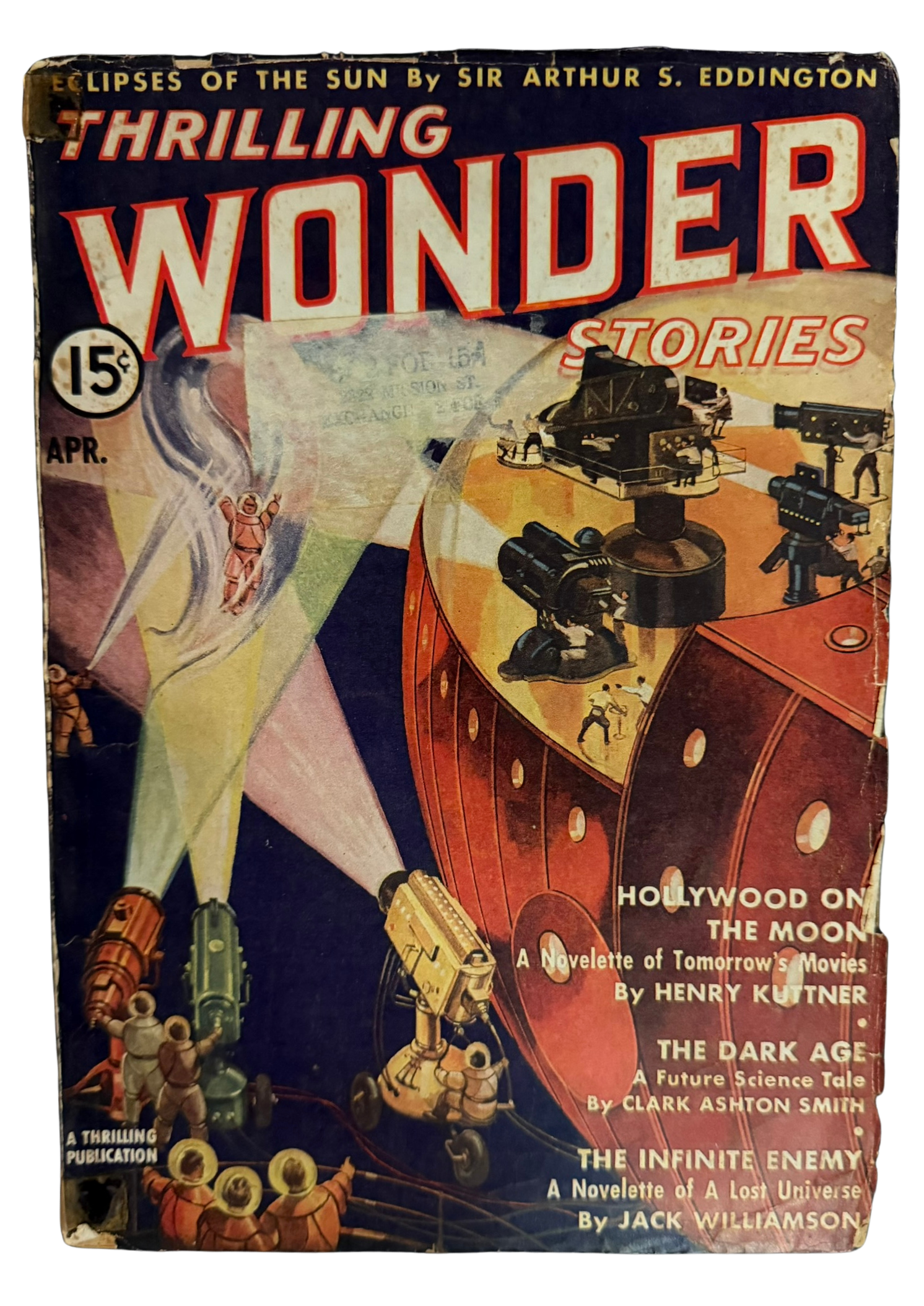 Thrilling Wonder Stories #2 - Vintage Pulp (April 1938)