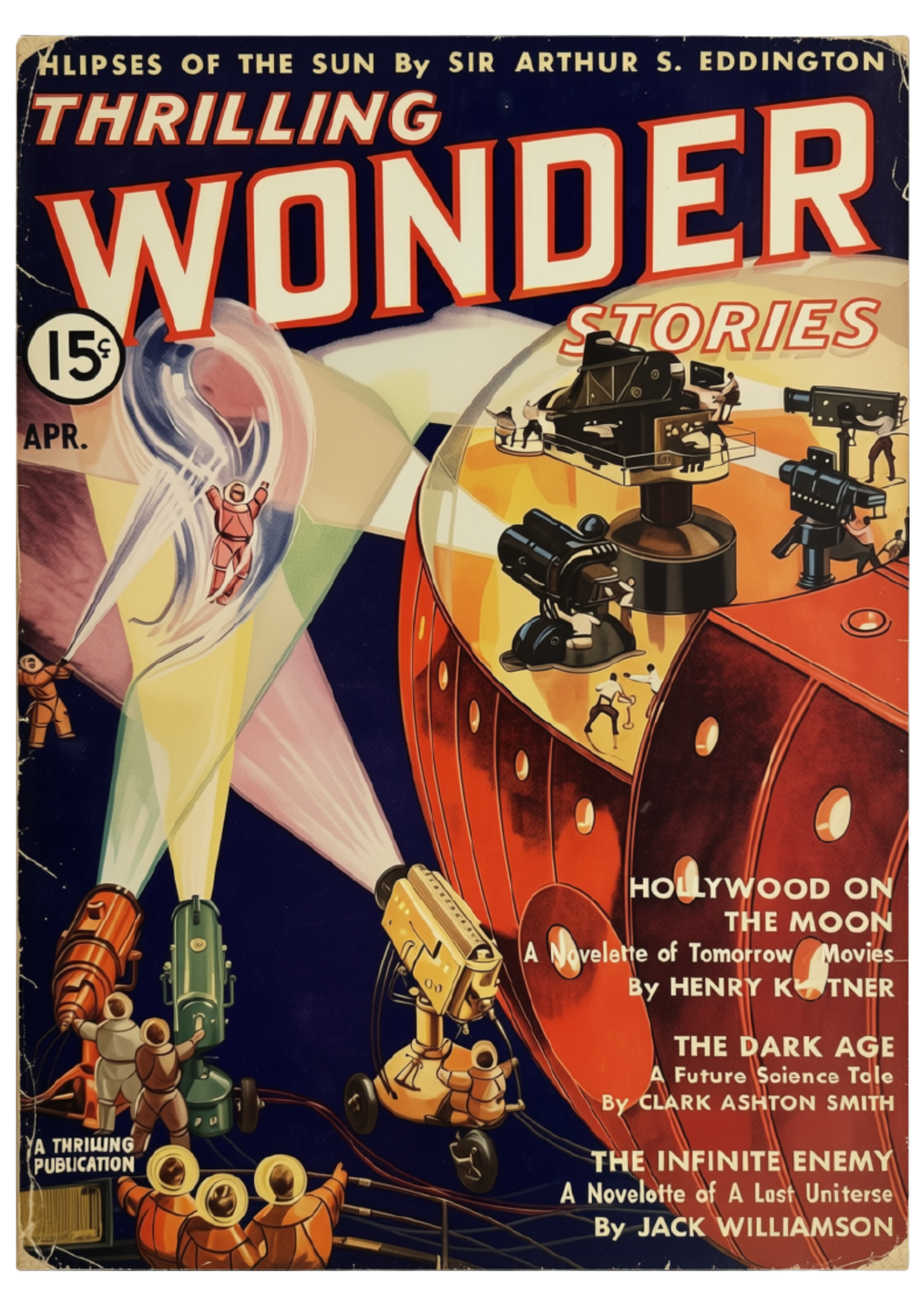 Thrilling Wonder Stories #2 - Vintage Pulp (April 1938)