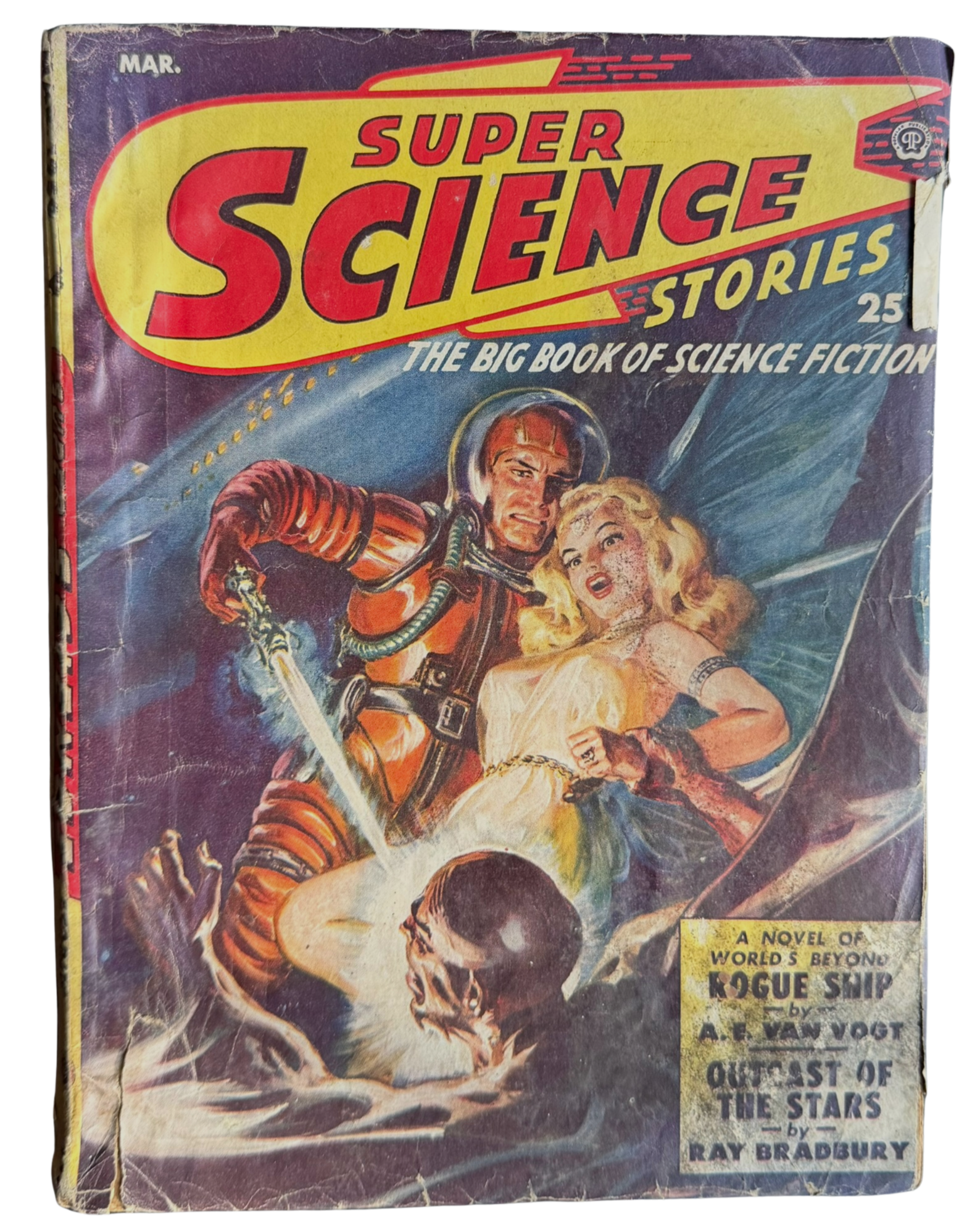 Super Science Stories #3 - Vintage Pulp (March 1950)