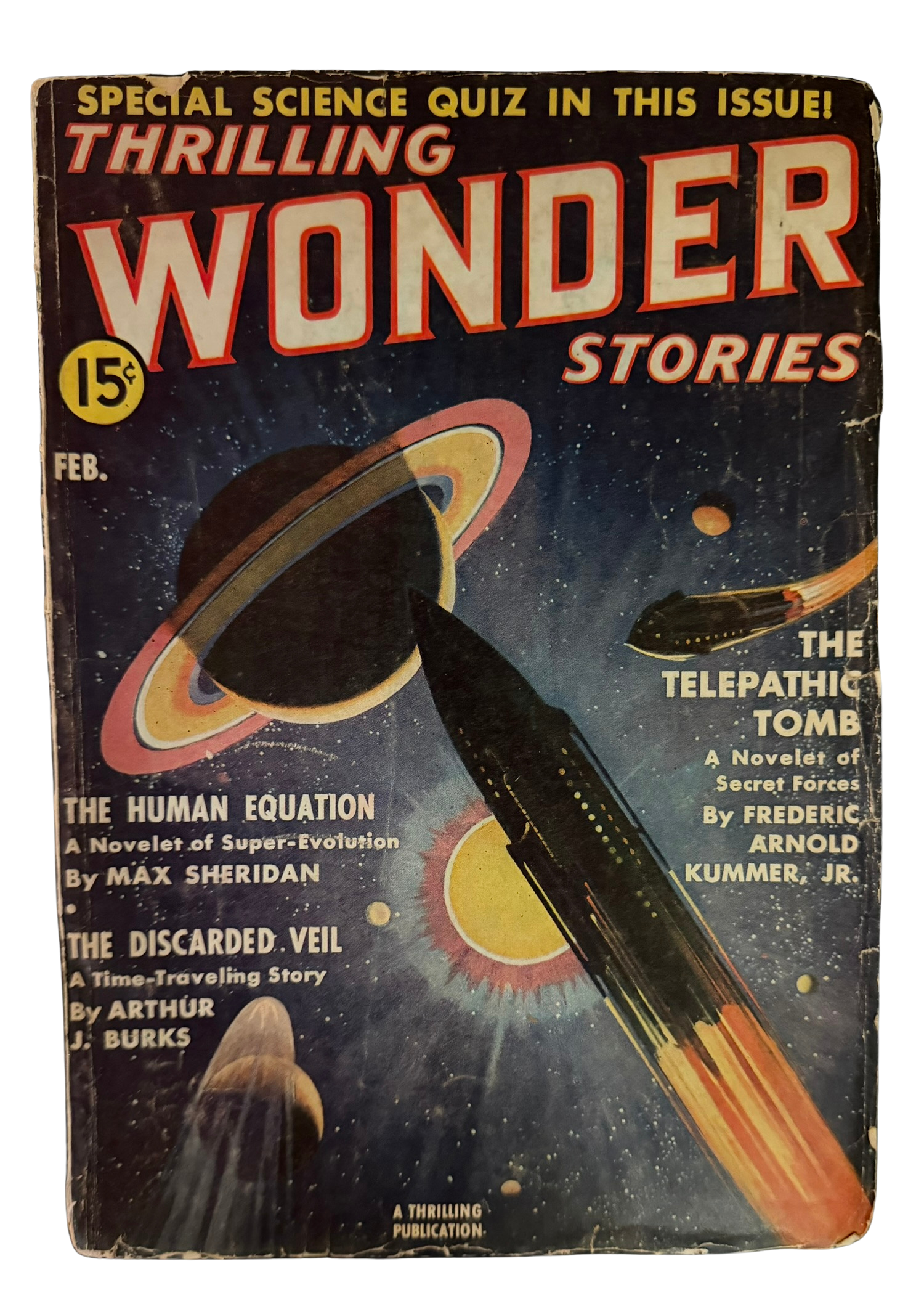 Thrilling Wonder Stories #1 - Vintage Pulp (February 1939)