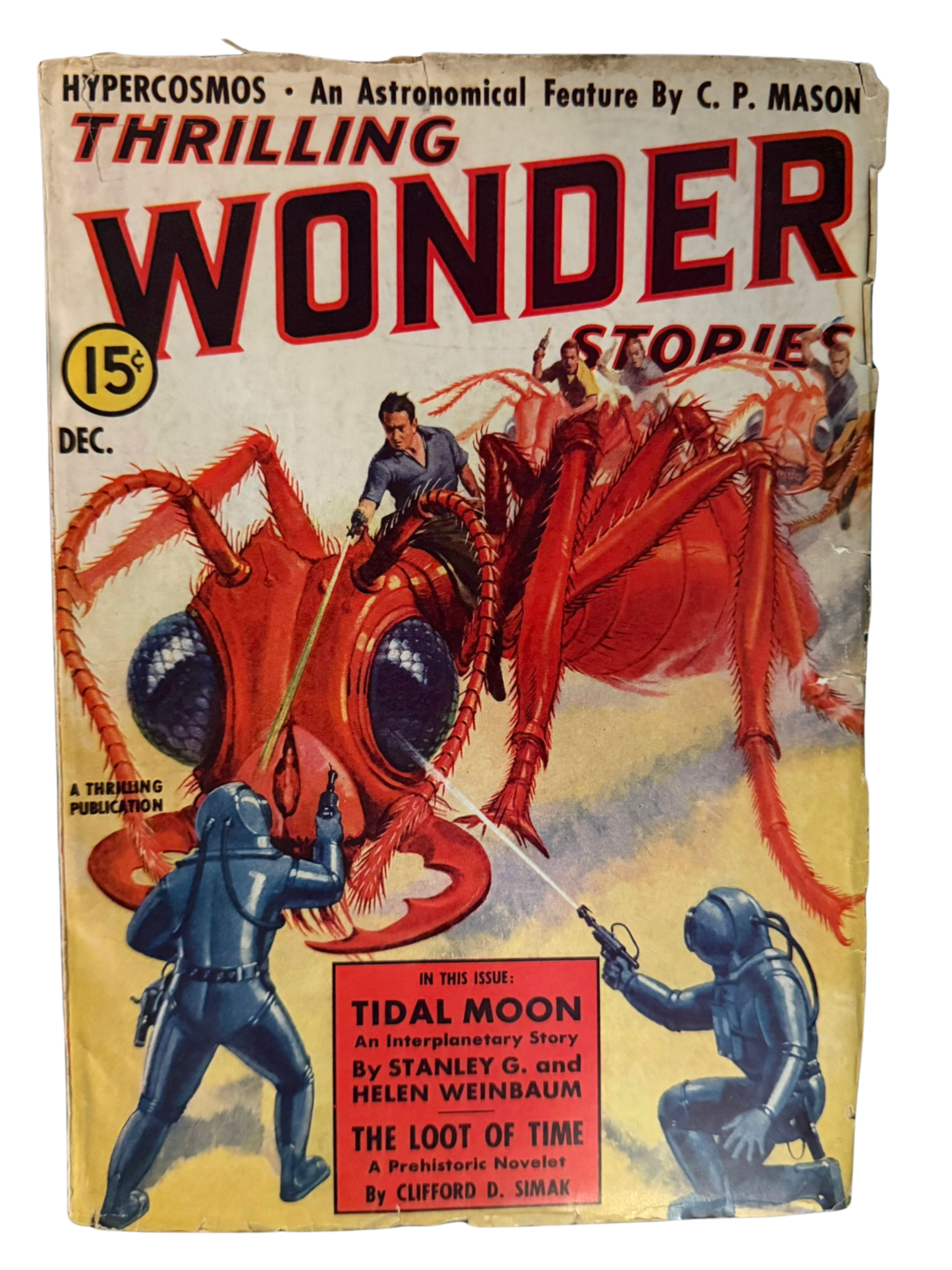 Thrilling Wonder Stories #3 - Vintage Pulp (December 1938)