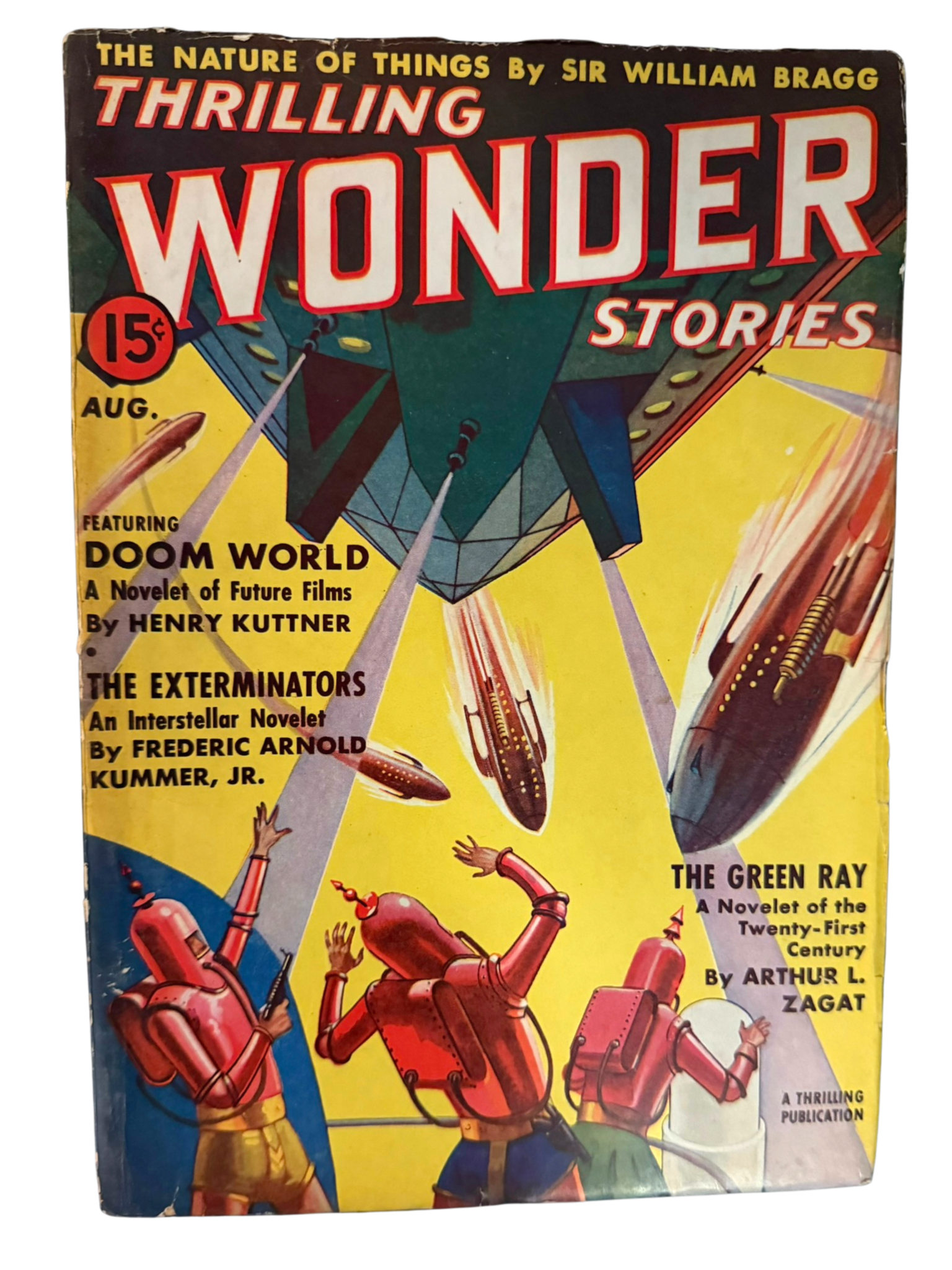 Thrilling Wonder Stories #1 - Vintage Pulp (August 1938)