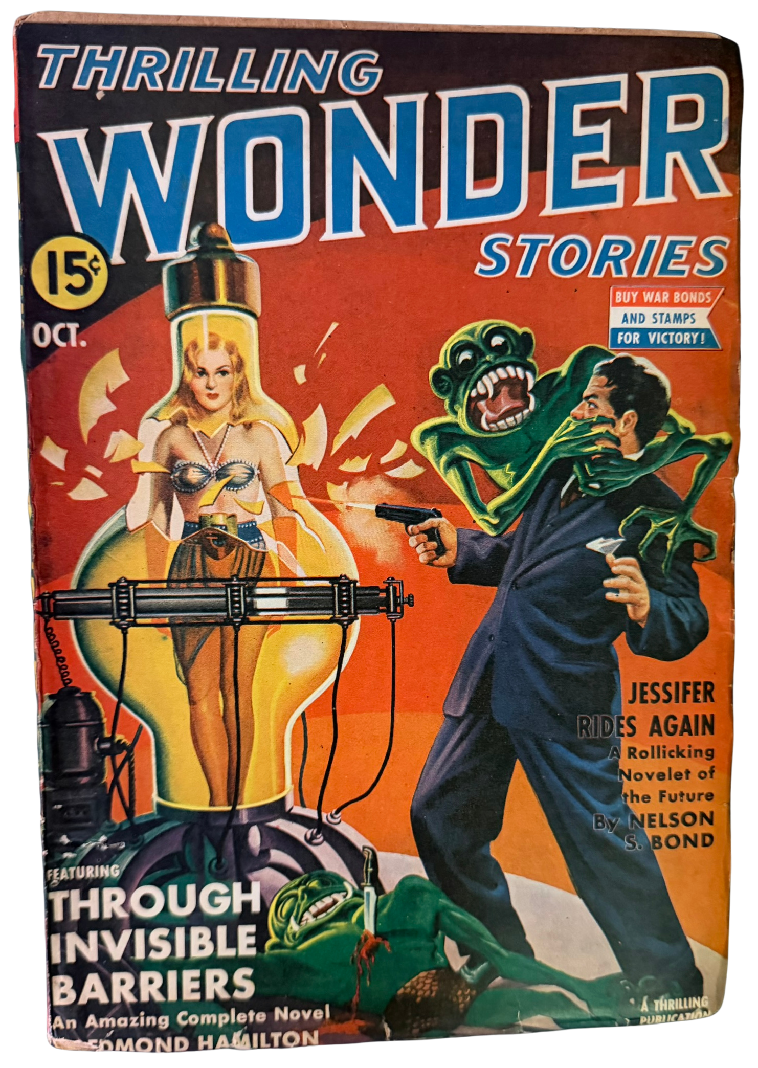 Thrilling Wonder Stories #1 - Vintage Pulp (October 1942)