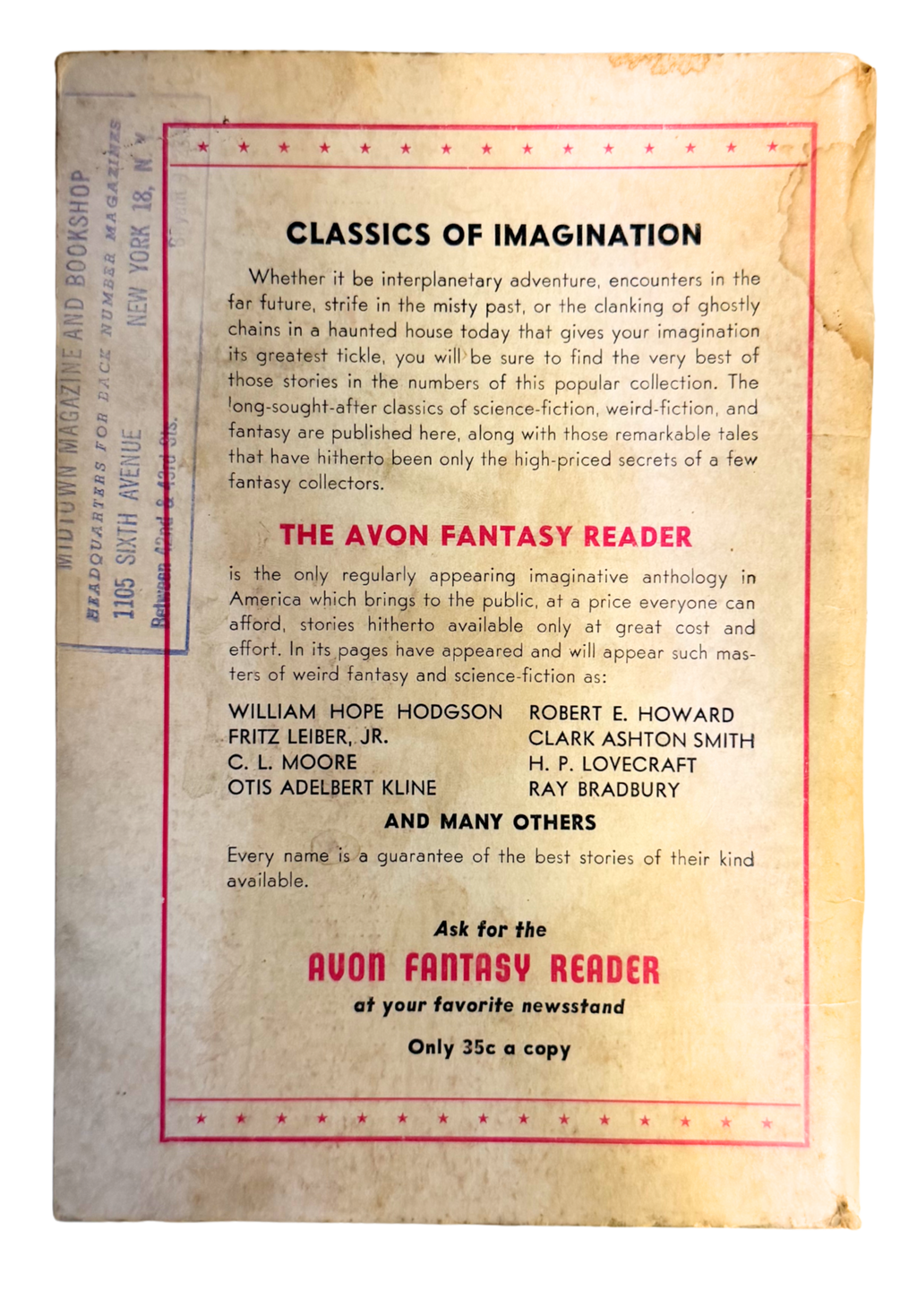 Avon Fantasy Reader #9 - 1949