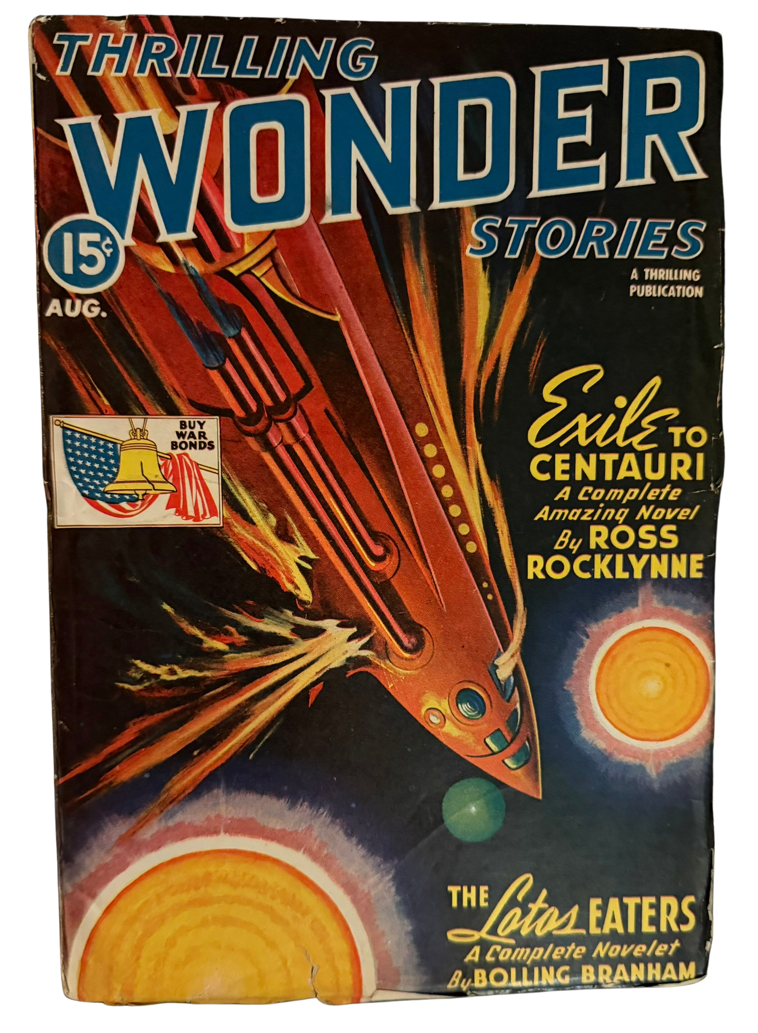 Thrilling Wonder Stories #3 - Vintage Pulp (August 1943)