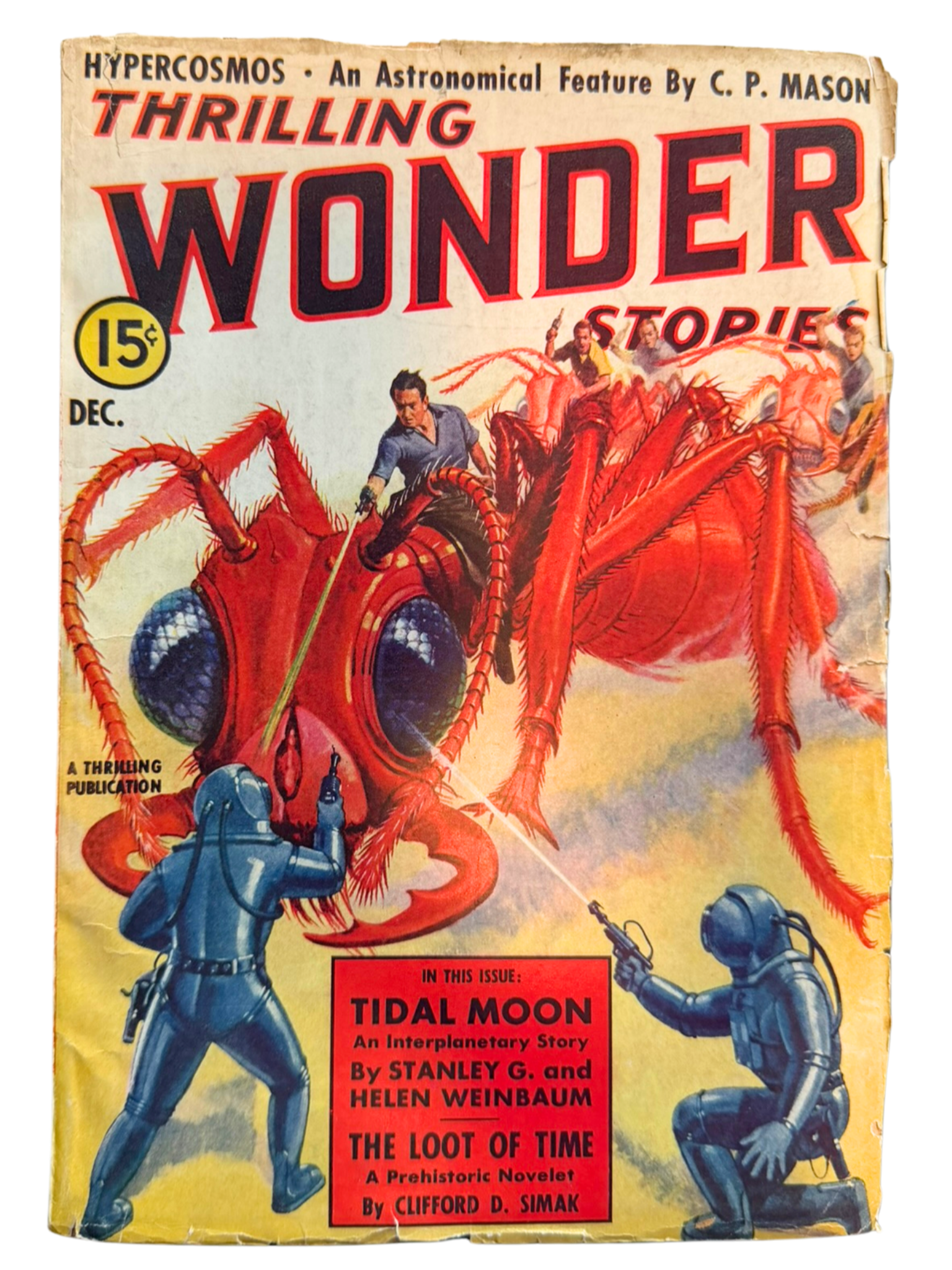 Thrilling Wonder Stories #3 - Vintage Pulp (December 1938)