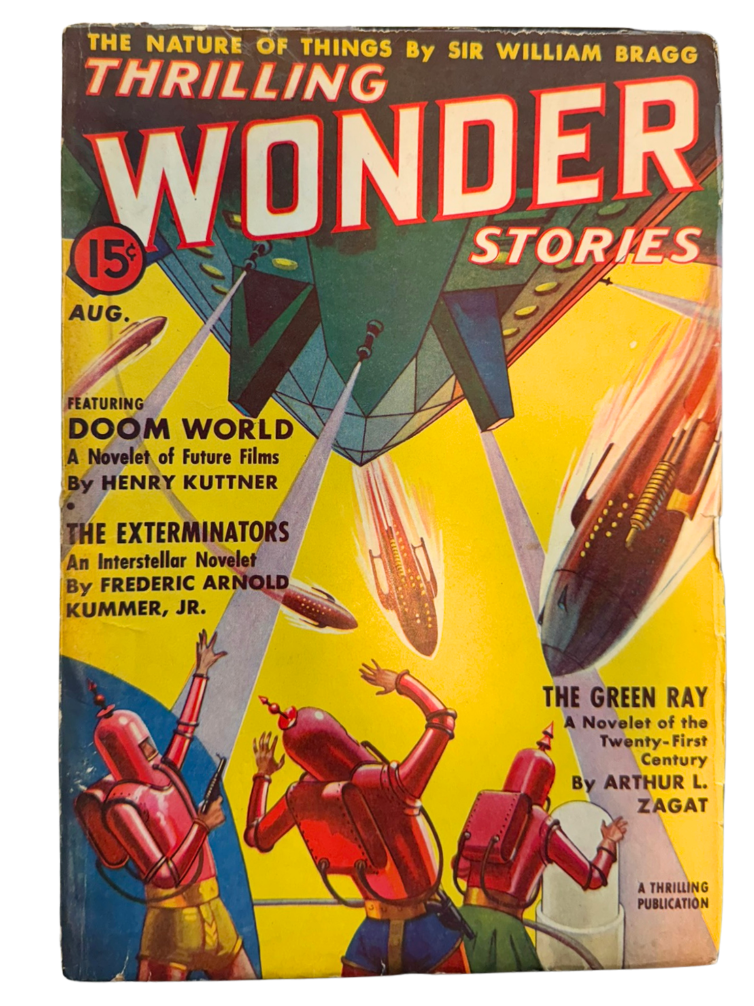 Thrilling Wonder Stories #1 - Vintage Pulp (August 1938)