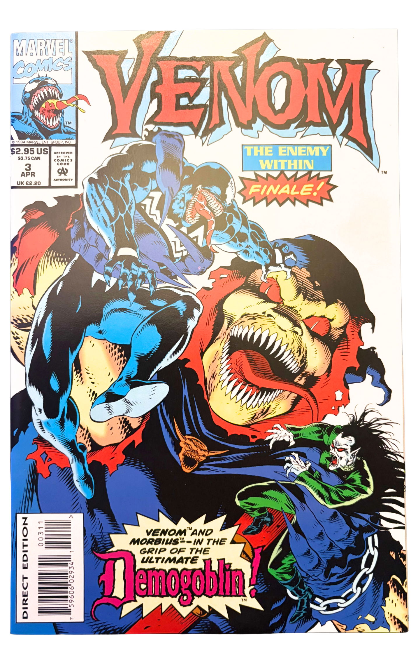 Venom: The Enemy Within #1-3 Complete Set