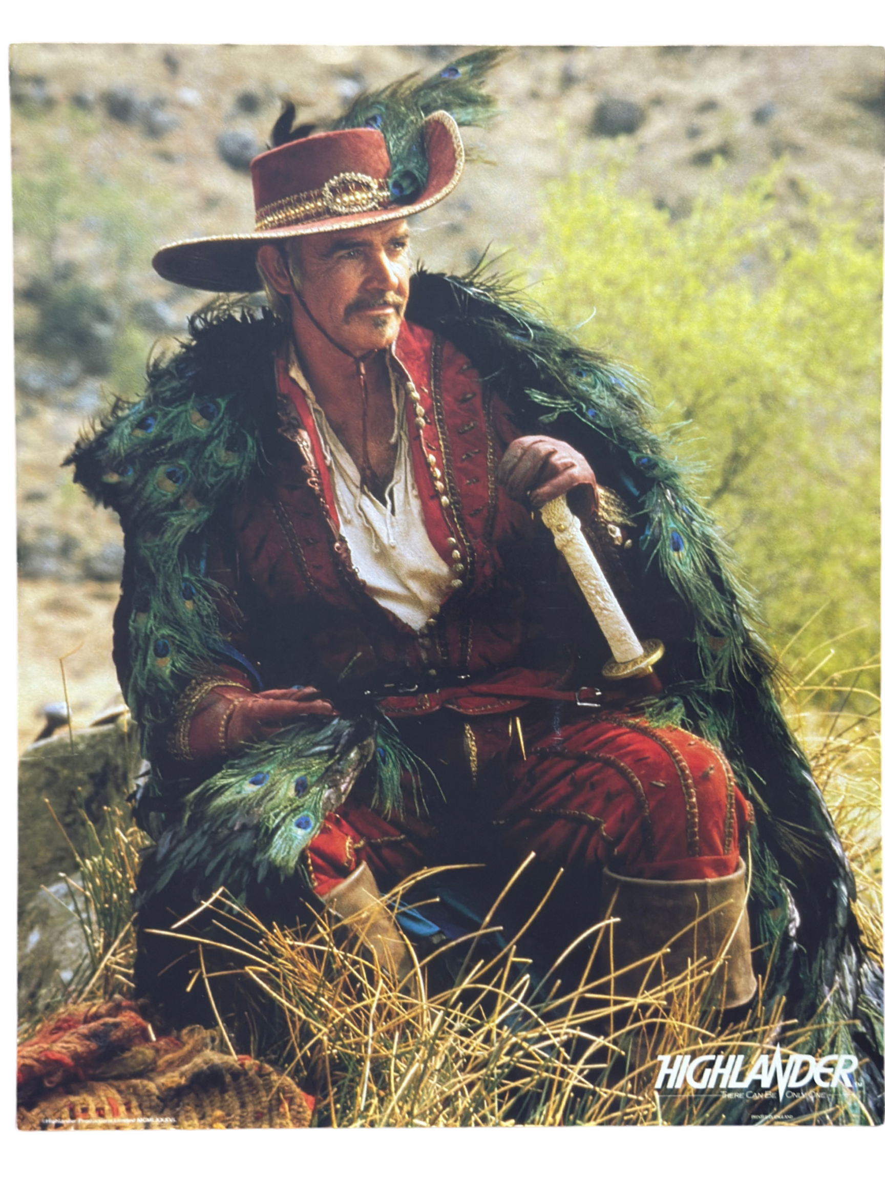 Highlander (1986) UK Quad Rolled Poster – Sean Connery as Ramirez, Directed by Russell Mulcahy