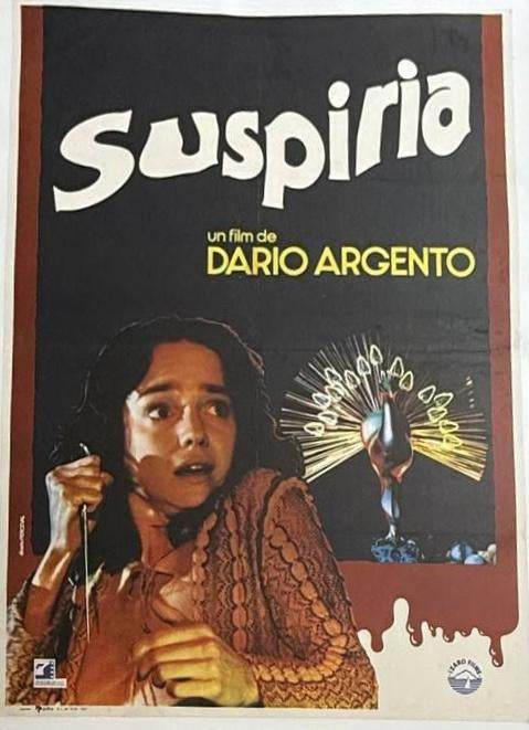 Suspiria (1977) Spanish One Sheet Linen Backed Poster – Jessica Harper, Directed by Dario Argento